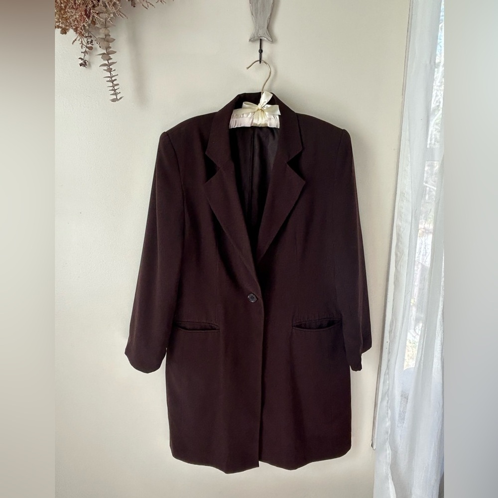 Vintage George Elegant Brown Blazer